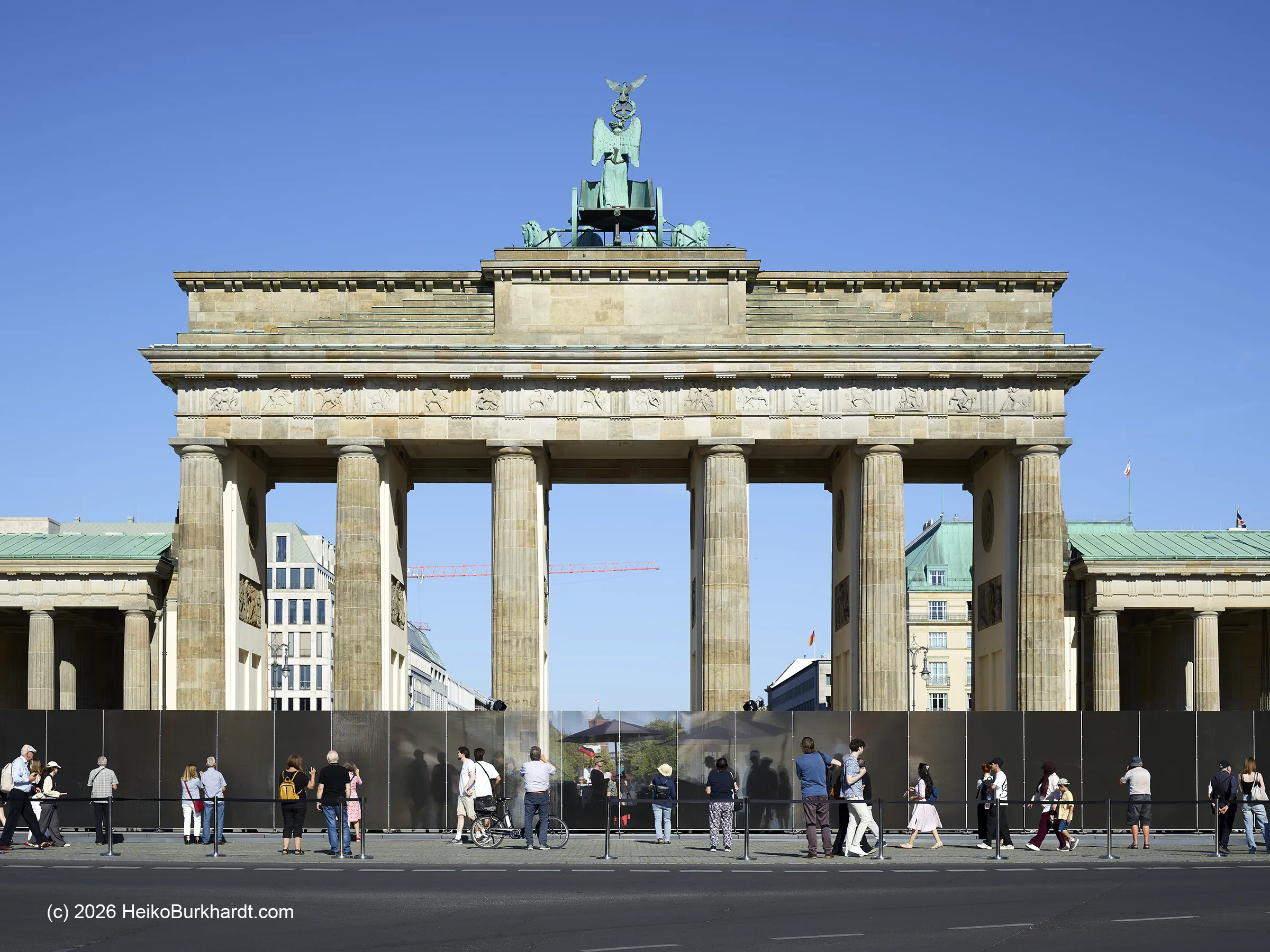 Brandenburger Tor 65. Jahrestag Mauerbau