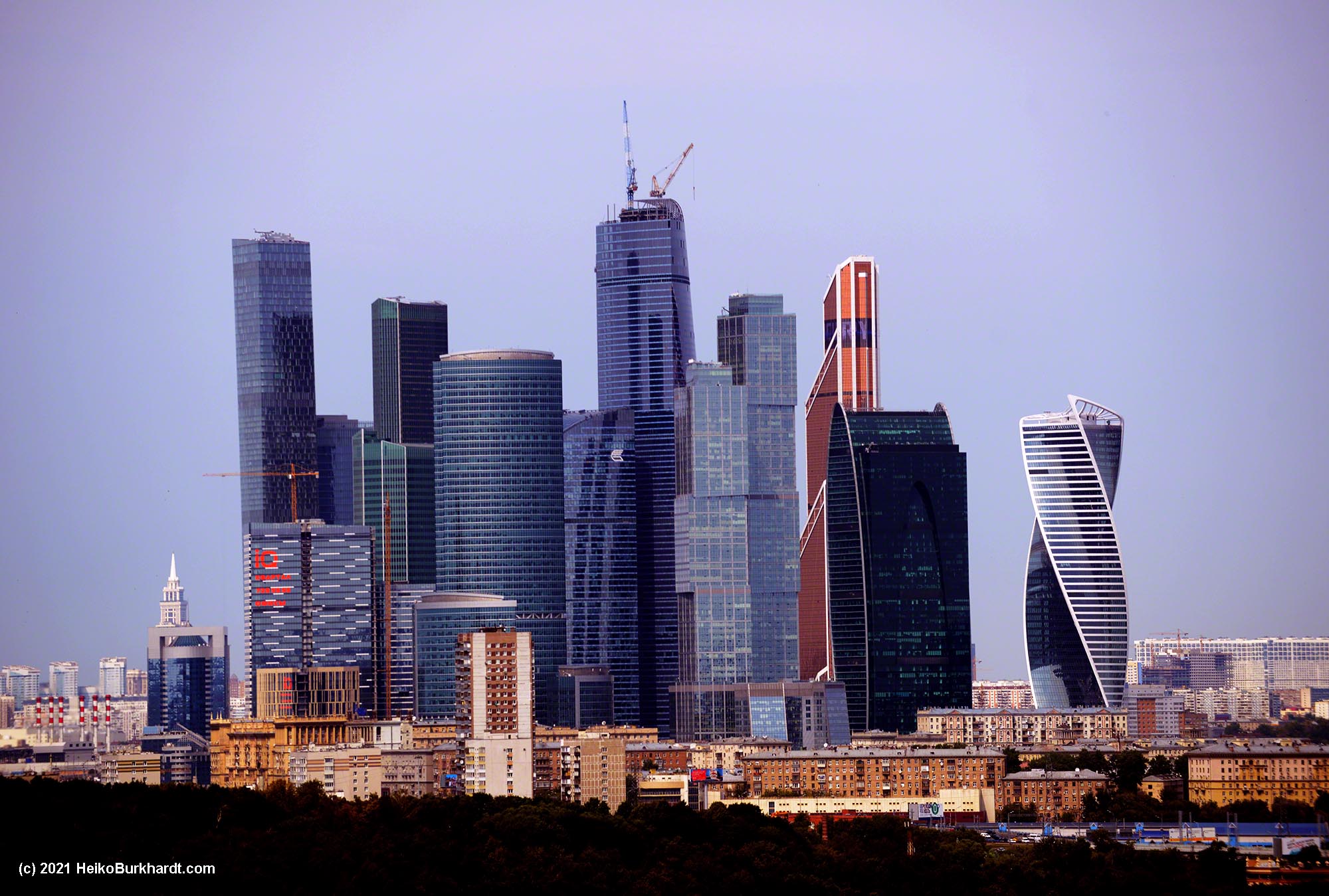 Moskau City Skyline